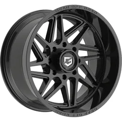 GEAR OFF ROAD 761B 17X9 GLOSS BLACK/MILLED ACCENTS